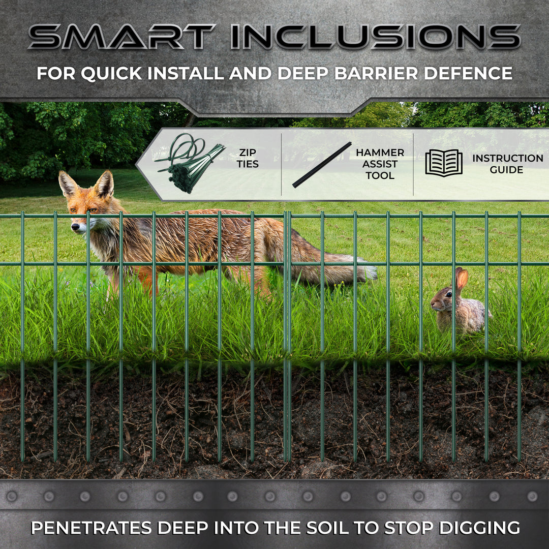 rust-resistant animal barrier fence